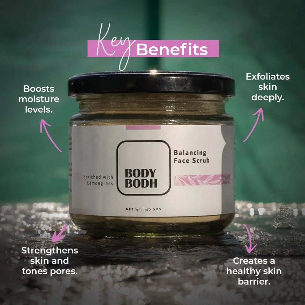 Balancing Face Scrub (Enriched with Lemongrass & Dead Sea Mud Clay)