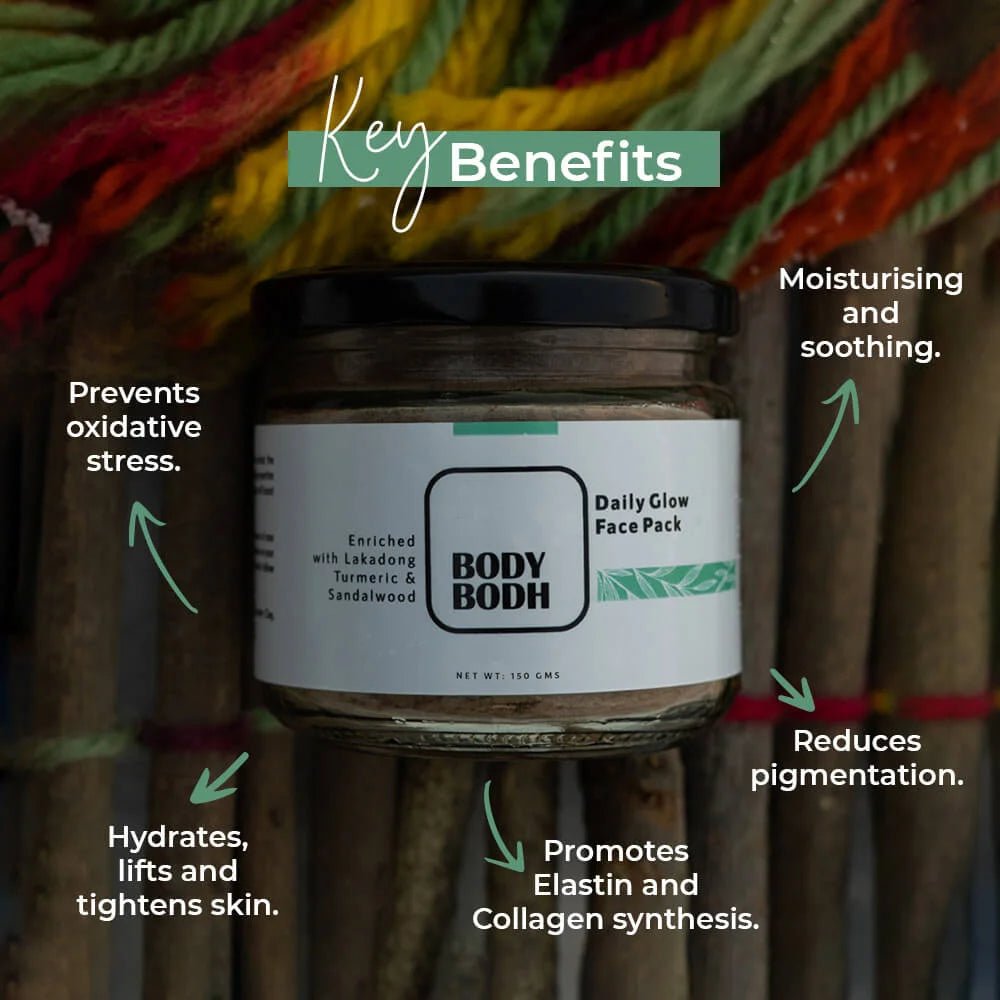 Daily Glow Face Pack (Enriched with Lakadong Turmeric & Sandalwood)