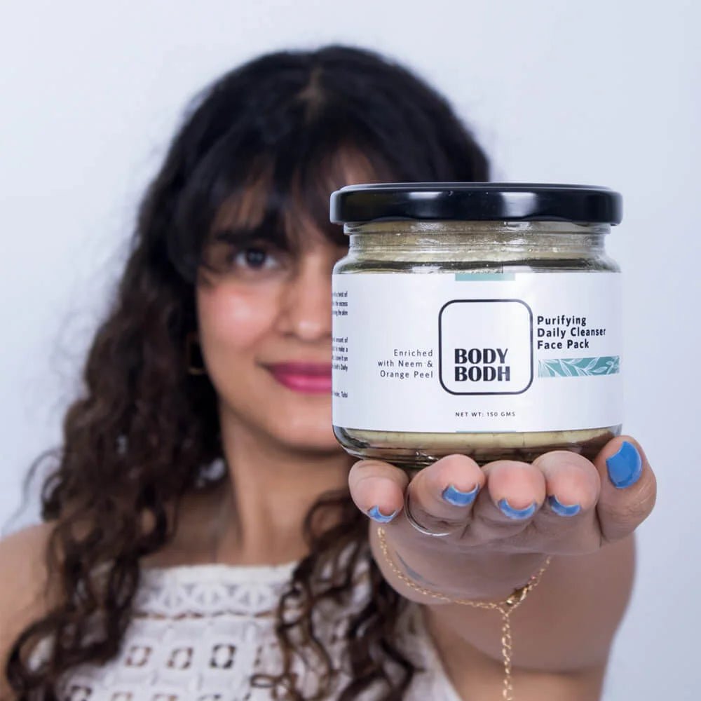 Purifying Daily Cleanser | Face Pack (Enriched with Neem & Orange Peel)