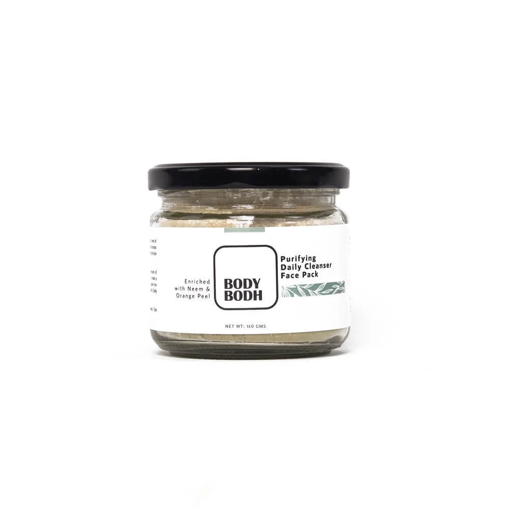 Purifying Daily Cleanser | Face Pack (Enriched with Neem & Orange Peel)